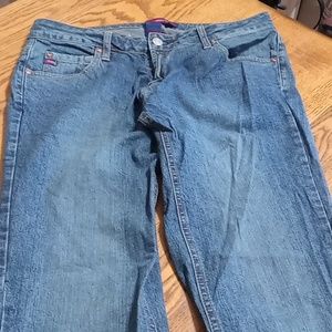 BCBGMAXAZRIA Womens 6 Jeans Denim Preowned Casual Work Worn FADED
